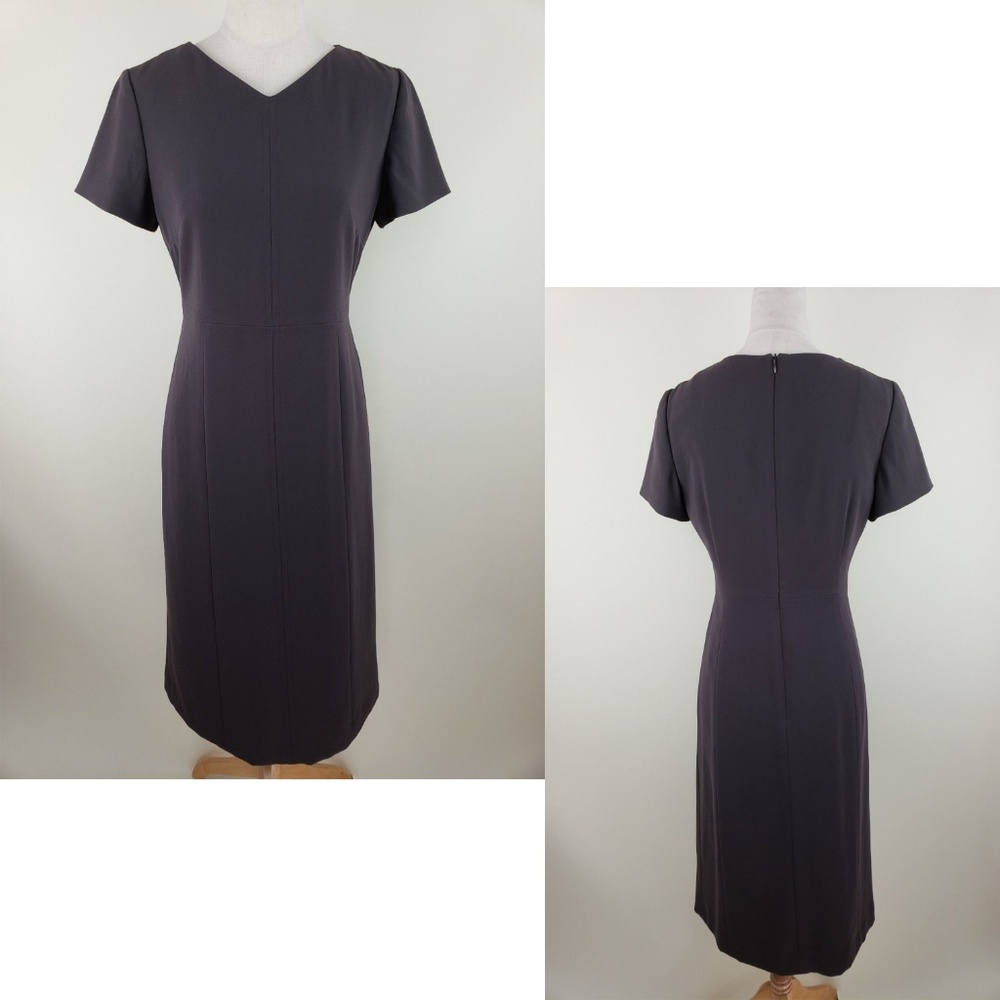 COPY - Talbots Sheath Dress Fitted Brown Career Size 4